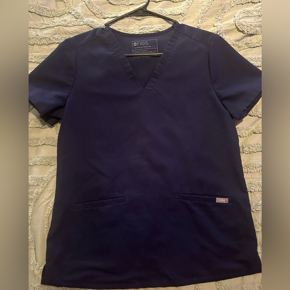 Figs Technical Collection navy Blue Top